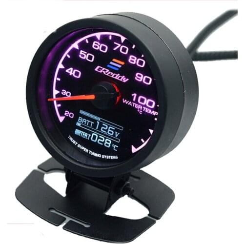 Temperature Monitor Glow Thermometer Thermografh Pointer Display indicator Temperature Meter For PC Water Cooling System