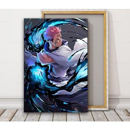 Wall Art Jujutsu Kaisen Anime Canvas Painting Home Decoration Prints Role Pictures Modular Modern Frame Poster For Living Room