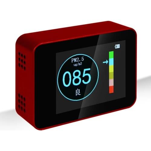 New Air Quality Monitor Detector Laser PM2.5 PM10 PM1.0 Detectors Gas Detector Analyzer Portable Tester for Home Car Office