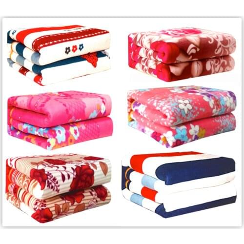 Electric Heated Blanket Printed Double Control Temperature Adjustment Blanket Safety Radiation Free Student SinglePersonMattress