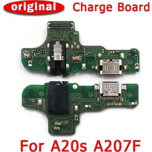 Original Charge Board For Samsung Galaxy A20s A207 Charging Port USB Plug PCB Dock Connector Flex Cable Replacement Spare parts