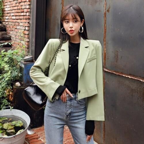 New arrival fashion women work style trend short coat OL comfortable outdoor temperament outwear fresh cute wild jacket