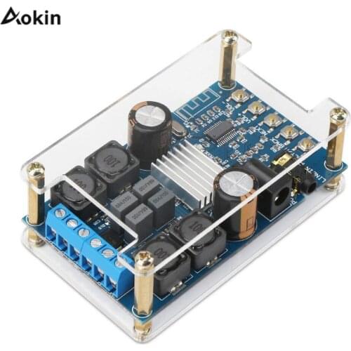 Audio Amp Board Digital Amplifier Wireless 2 Channel 50W Amplifier Module With Case Bluetooth Amplifier BT 3.0 4.0 4.1