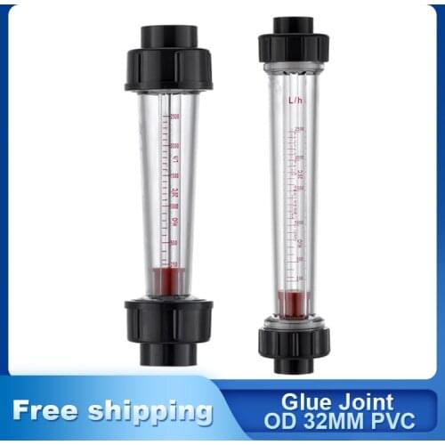 BSPP Connector LZS-25 Plastic Sweage Rotameter Flow Measuring Instruments DN25 Liquid Testing Meter Tube