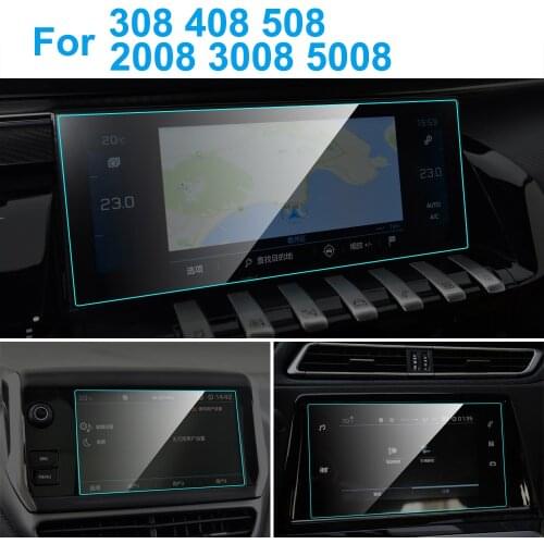 TPU Car GPS Navigation Screen Protector Auto Interior TPU Protective Film For Peugeot 308 408 508 2008 3008 5008 Car Accessories