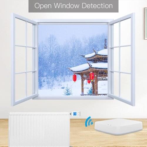 Smart wireless zigbee tuya switch WIFI thermostatic radiator valve for low power-consunming Zigbee module