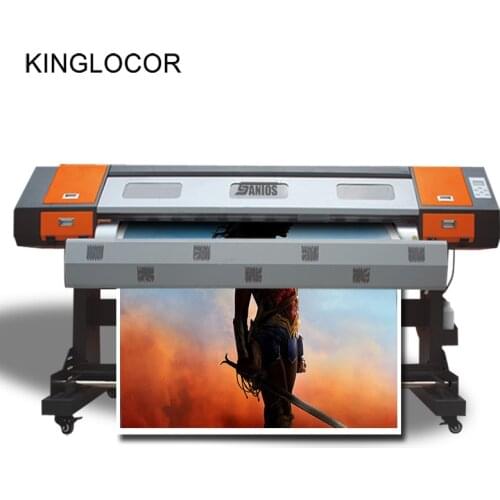1.8m 1800mm Outdoor eco solvent printer XP600 Printing Machine 6 Color Roll Paper Banner Sticker Inkjet Printer