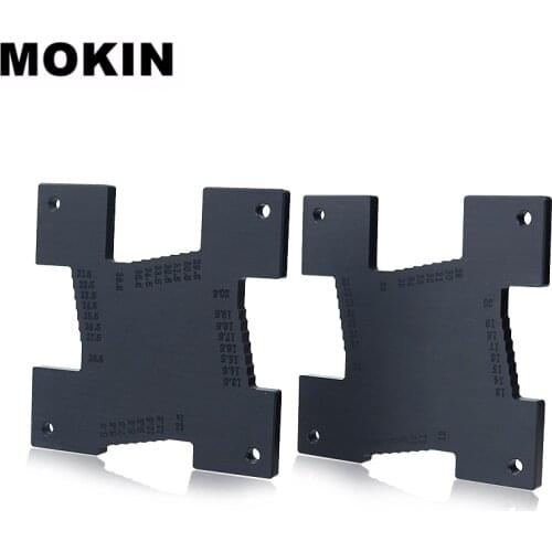 2pcs Precision Depth Gauge 5-36.5mm Height Gauge For Woodworking Router Table Saw Measuring Tools Ruler