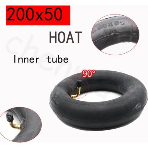 200x50 Rubber Explosion-proof Inner Tube 8 Inch Butyl Rubber Inner Tube for Mini Electric Scooter Tire Electric Car Accessories