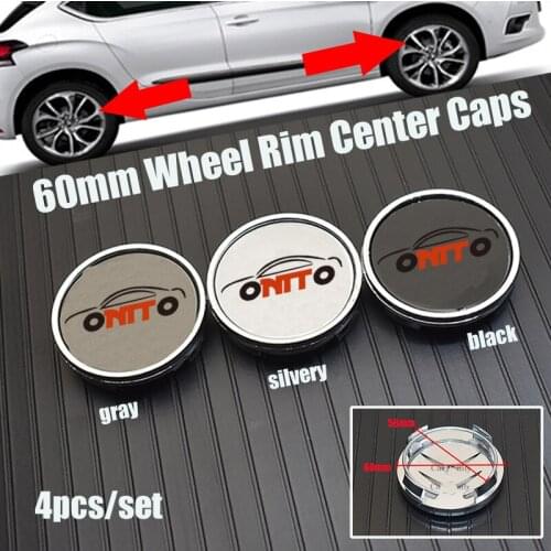4pcs/set 60mm for PicassoC2/C3/C4C5/C6/C8/DS3/DS4/DS5/Nemo Auto Car Wheel Rim Hub Cap Chrome Car Rims Wheel Hub Center Covers