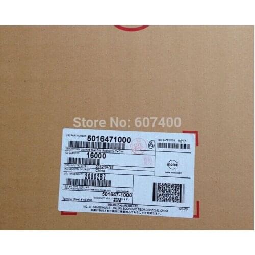 5016471000 CONN RCPT TERM 26-28AWG TIN 501647-1000 MOLEX Connectors terminals housings 100% new and original parts