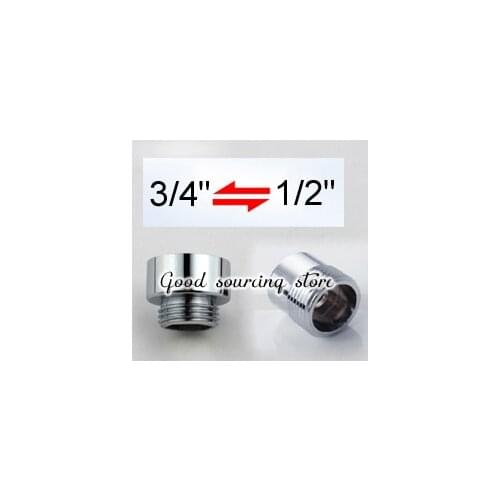 G1/2" G3/4" chromed brass faucet adapter