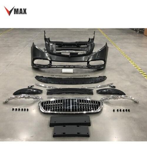 2021year MBH design car bumper W447 auto parts front bumper rear bumper grille for V250 V260 Vito full bodykits v class bady kit