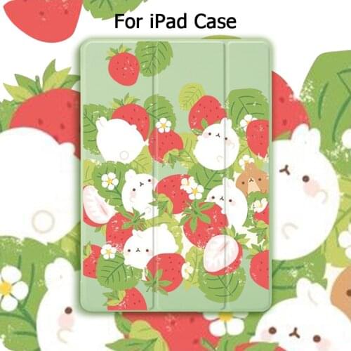 Cute Animals iPad Cases For iPad Mini 1 2 3 Coque Soft Silicone Back Funda Protective Cover iPad 7th Generation Case Pro 11 2020