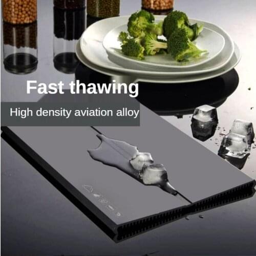 DEKO Magic Defrosting Tray for Food Fast Defrost Seafood Thawing Board Plate for Steak Meat Settlement Area New Kitchen Gadgets