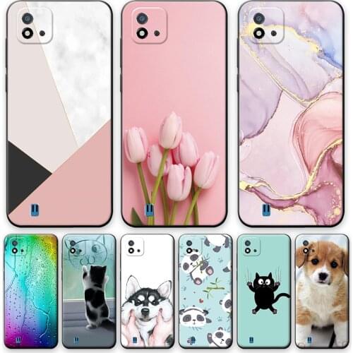 For Realme C11 2021 Case Soft TPU Back Cover For OPPO Realme C11 Silicone Protective Case For Realme C11 2021 Phone Capa RMX3231