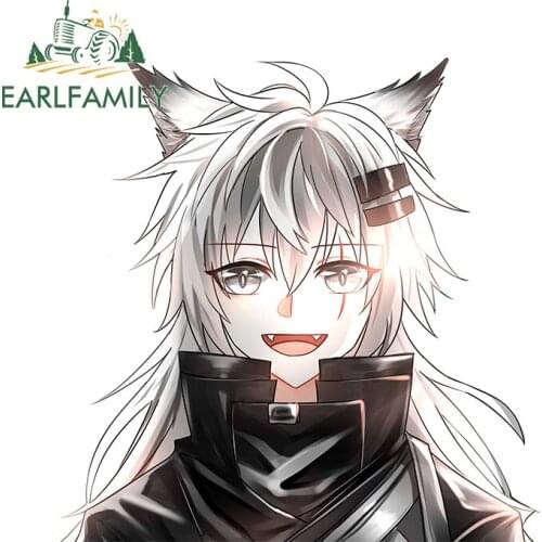 EARLFAMILY 13cm x 7.9cm for Young Werewolf Vinyl Car Stickers Refrigerator Windshield Decoration Scratch-proof Window Decal