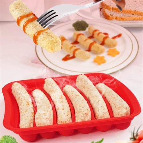 Sausage Making Mold DIY Silicone Handmade Sausage Burger Hot Dog Manufacturer Reusable Mold