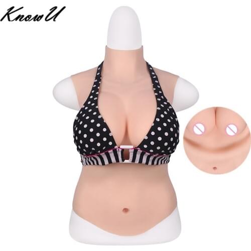 KnowU D Cup Fake Boobs Silicone Tits Crossdresser Transvestites Cosplay Transgender sein artificiel pecho artificial сиськи