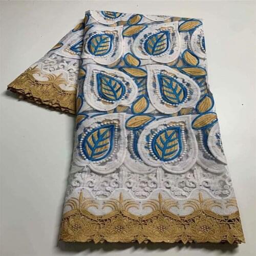 SJ Lace African Nigerian Lace Fabrics 2021 High Quality Lace Material Embroidery French Lace Fabric For Dress Sewing d2-7