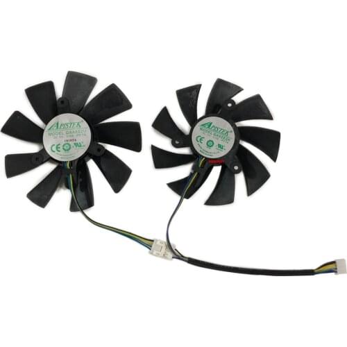 GAA8S2U+GA91S2U GPU Cooler Alternative Graphics Card Fan For ZOTAC GeForce GTX1080Ti-11GD5X Mini GTX 1070 Ti Mini Cards Cooling