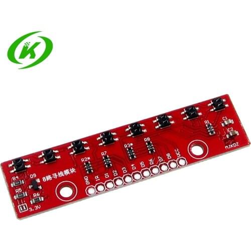 Tracking Module Infrared Detection Sensor Module DIY 8-Channel Infrared Detector Hunt Module 8bit Sensor Module