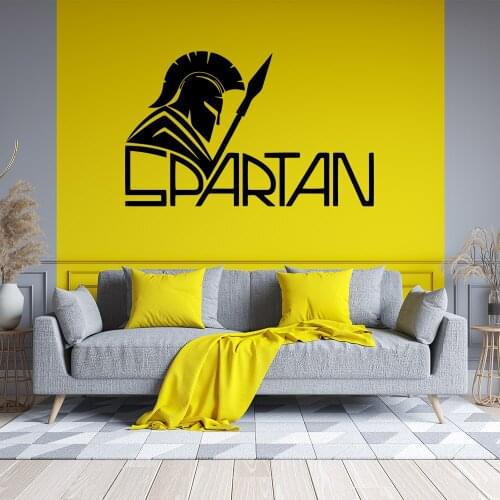 Cartoon sparta Home Decor Vinyl Wall Stickers For Kids Rooms Decoration Sticker Mural