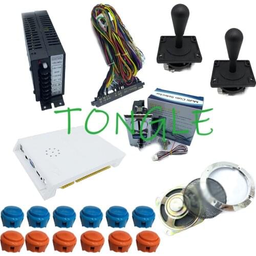 Arcade Cabinet-Accessory Jamma Board 2600 in 1 DIY Kit Assembly Happ Push Button Joystick bundle Diy Cabinet Video Games