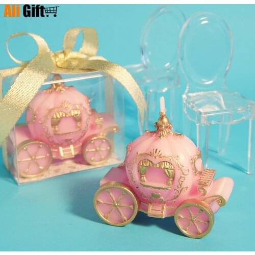 Creative Wedding Candle Pink pumpkin Candle Candle Smokeless Handmade Scented