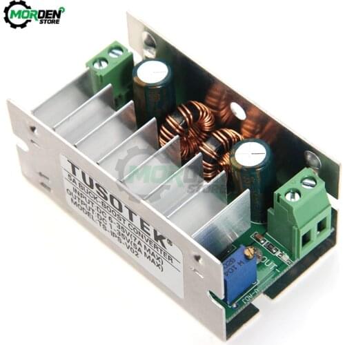 DC DC 6 -35V to 1 -35V 5A Constant Current Automatic Buck Boost Converter Step Down/Up Voltage Regulator with Case