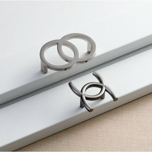 Zinc Alloy Furniture Handle For Bedroom Kitchen Cabinet Handles Wardrobe Knobs Drawer Pulls Knob Handle