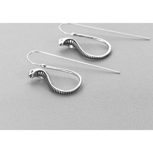 Kinitial Snake Earrings for Women Vintage Earrings Studs Earrings Long Earrings Cobra Snake Stud Earrings Snake Jewelry