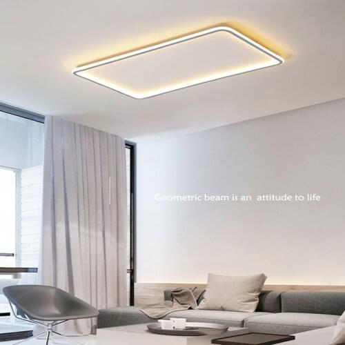 Nordic bedroom living room LED ceiling lamp minimalist style modern square ceiling lamp hotel indoor lighting
