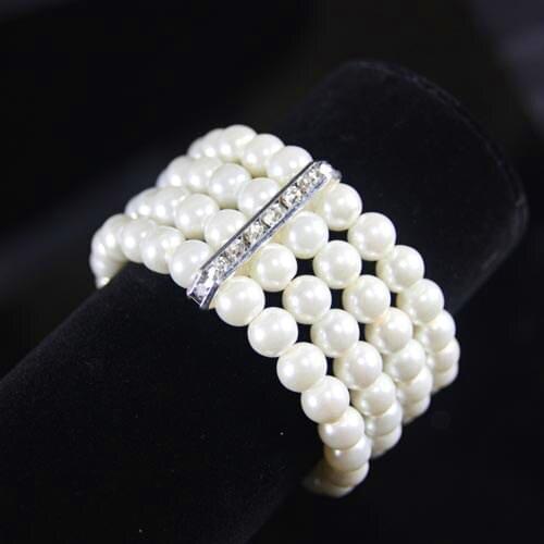 Pk07 Wedding Pearl Bracelet Japanese and Korean temperament Bracelet accessories