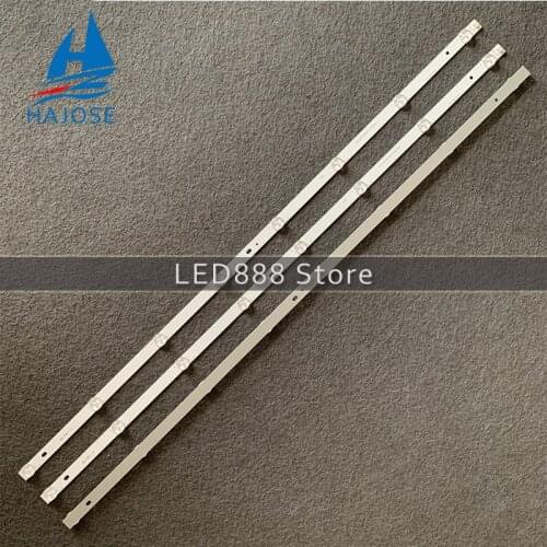 3pcs LED Strip For 40 inch TV IC-D-HWBJ40D660 SCREEN V400HJ9-MD1 PANASONIC TX-40ES400B TX-40ES500B TX-40FS503B TX-40ESW504B