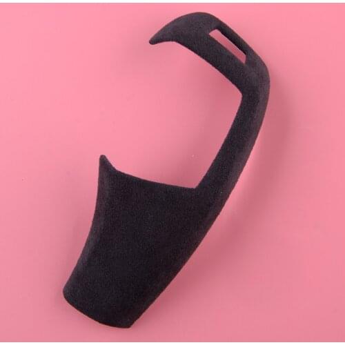 Dark Grey Car Gear Shift Knob Cover Trim Sticker Protector Fit For BMW X5 X6 5 Series E60 E70 E71 2008 2009 2010 2011 2012 2013
