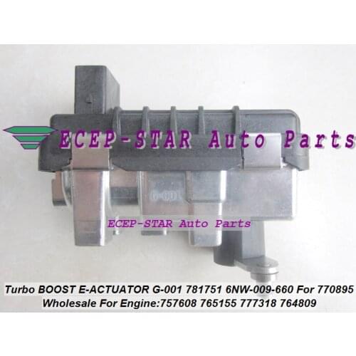 Turbocharger Electric Actuator Electronic G-001 G01 G001 G-01 6NW009660 781751 6NW-009-660 For 770895 765155 777318 757608 Turbo
