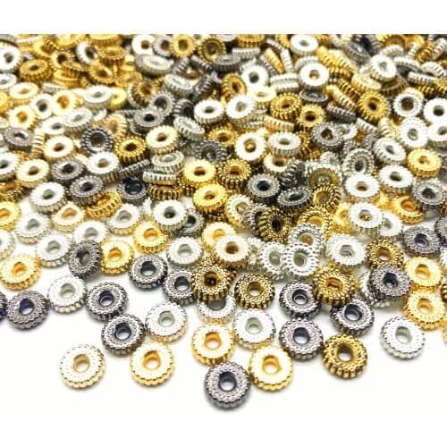 100Pcs/Lot 8mm Acrylic Plated CCB Round interval Beads for Jewelry Making DIY Bracelet Necklaces #A60a