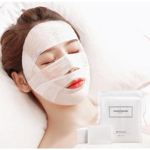 200 pieces of disposable skin stretchable wet compress cotton makeup remover wipes towel facial toner skincare cleaning tools