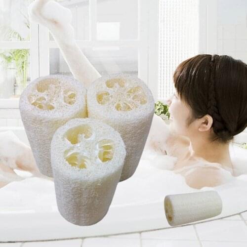 3pcs Natural Loofah Luffa Loofa Bath Body Shower Bathing Massage Spa Scrubber Horniness Remover Bathing Massage Sponge