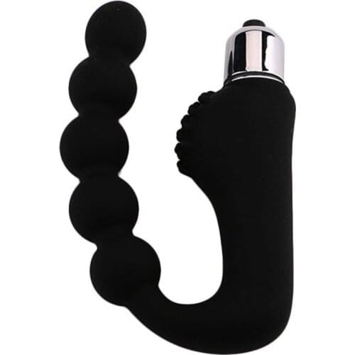 Anal Vibrator Sex Toy for Women Anal Beads Vibrators Gay Prostate Massage Smooth Butt Silicone but plugs Sex Toys for Couple