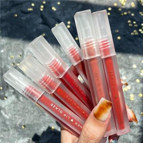 Velvet Matte Lipstick Waterproof Long Lasting Sexy Color Glazed Nude Lip Stick Non-Stick Cup Lip Gloss Makeup Lip Tint Cosmetic