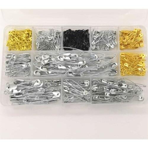 500 pcs color pins and multiple specifications combination pins 19mm - 54mm for Home Office /DIYArt Craft Sewing Jewelry