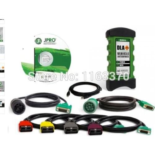 2020 High quality JPRO DLA+2.0 Vehicle Interface Diesel Newest 2019 software Heavy Duty Truck Scanner Fleet Diagnostic Tool