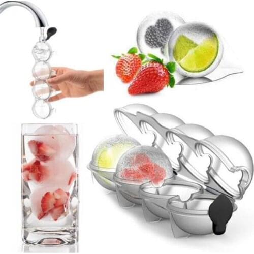 Ice Mold Big Size Ball Ice Cube Maker Kitchen Bar Whiskey Cocktail Moulds