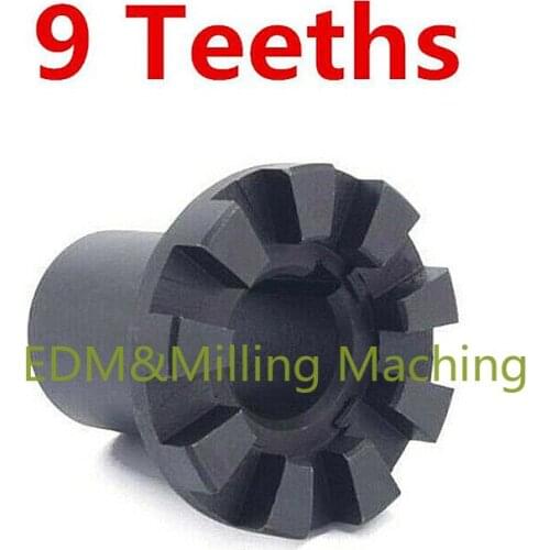 CNC Milling Machine 9 Teeth Gear Shaft Cluth CNC Vertical C85 For Bridgeport Mill Tool
