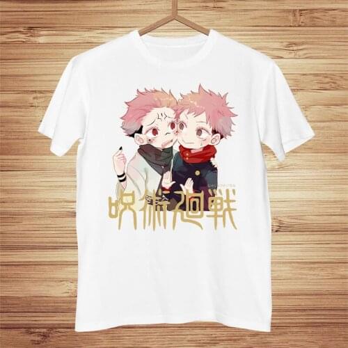 Gojo satoru Mens Tops Summer Womens cotton t-shirt 2021 Manga Anime clothes T-shirts with short sleeves Woman