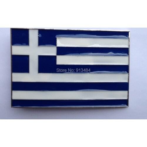 Greece Flag belt buckle JF-BY13 suitable for 4cm wideth belt with continous stock