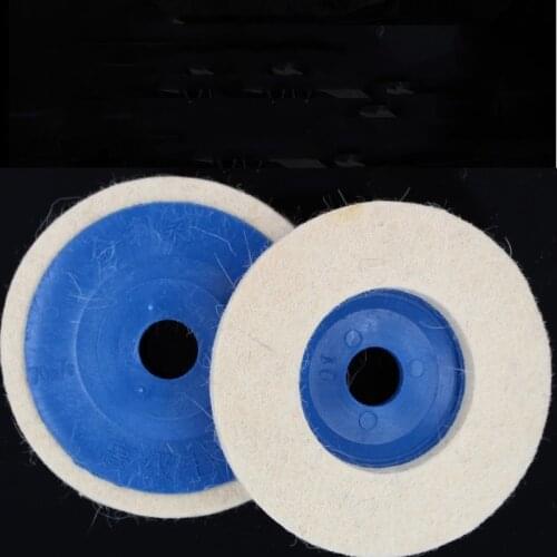3PC /lot 4inch 100mm Wool Wheel Wool Polishing Wheel Stainless Steel Mirror Glass Polishing Sheet Mill Felt Clean Parts