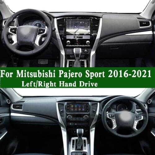 Fits Mitsubishi Pajero Sport III KS 2016 2017 2018 2019 2020 2021 Dashmat Dashboard Cover Pad Dash Mat Carpet Car Ornaments